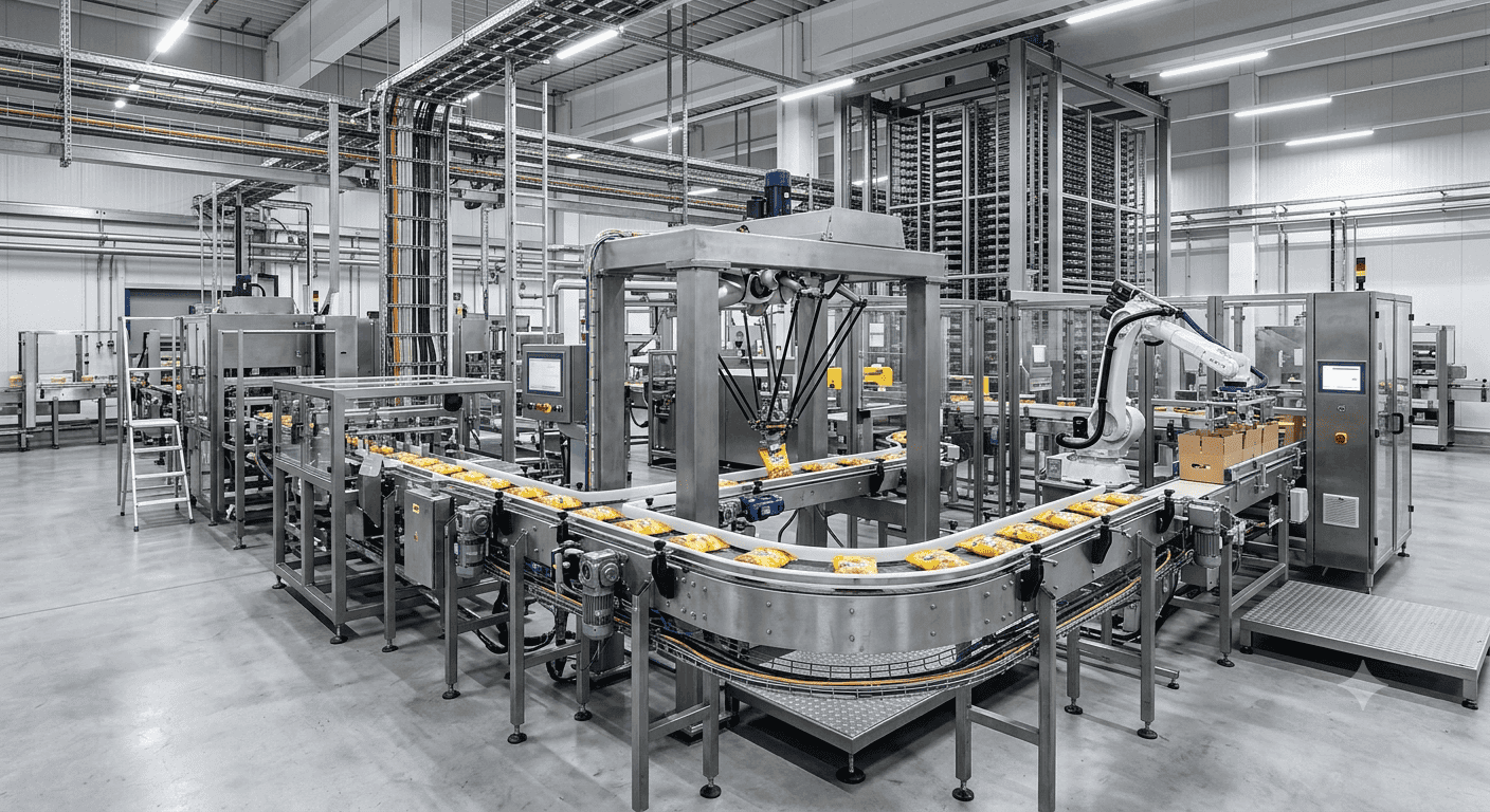 Industrial Automation for Food Factory